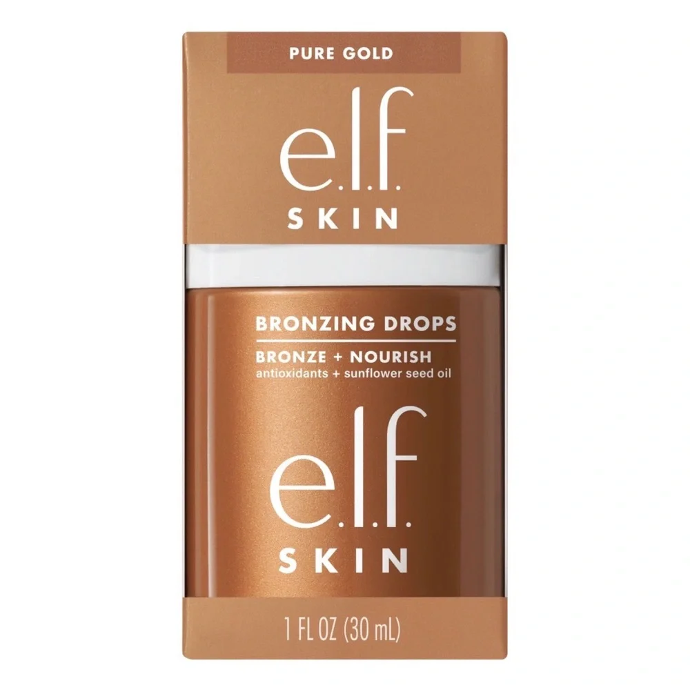 e.l.f. Skin Pure Gold Bronzing Drops - Shimmering Bronze